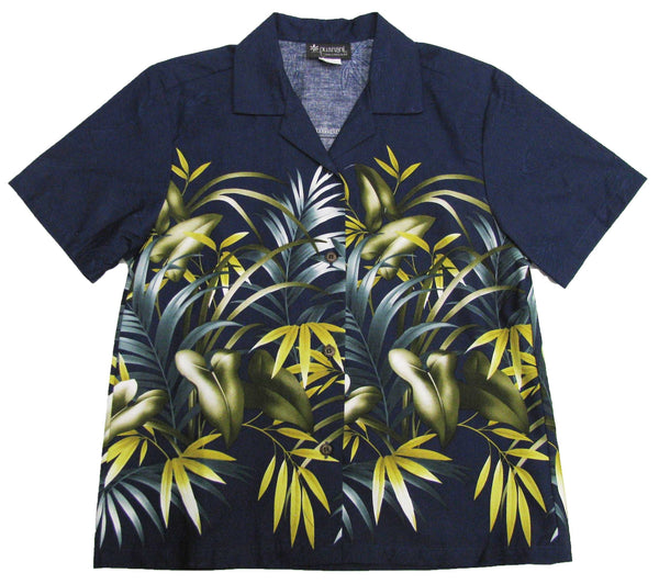 Bamboo Bottom Band Women's Hawaiian Camp Shirt