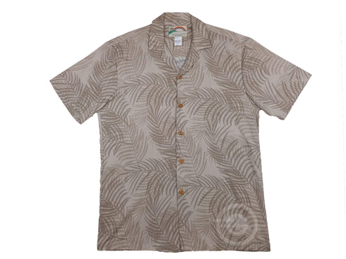 Paradise Found Men's Sea Breeze Palm Hawaiian Shirt