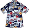 Motorcycle Hibiscus Men's Hawaiian Shirt