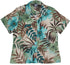 Watercolor Tropics Women's Hawaiian Camp Shirt – 100% Rayon, Made in Hawaii | RJC
