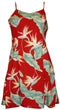 Bird of Paradise #5 Women's Princess Seam Flared Hawaiian Dress (Petite Size)