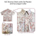 Aloha Leaves Reverse Print Hawaiian Cotton Mens Shirt