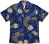 Tribal Turtle Tiki Tattoo Men's Hawaiian Shirt