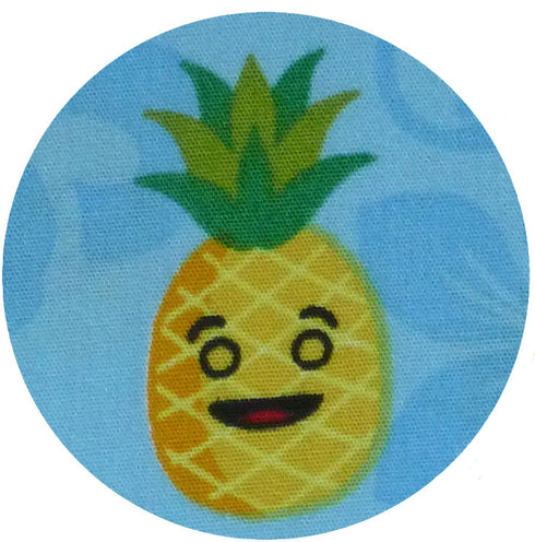 Kawaii Cute Pineapples Girl's Hawaiian Flared Dress