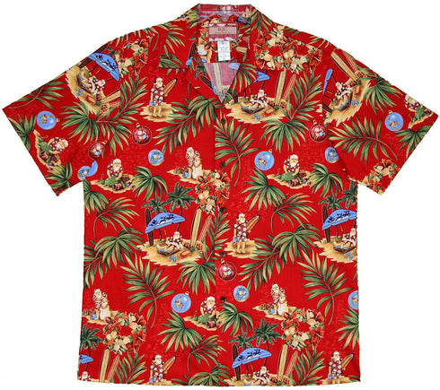 Christmas in Hawaii Men's Hawaiian Shirt