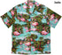 Pink Flamingo Jungle Men's Hawaiian Shirt