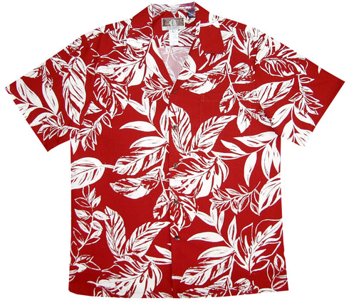 Leaves Up-Close Men's Hawaiian Shirt