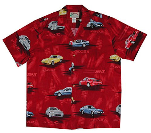 Nissan Z Men's Hawaiian Aloha Rayon Shirt