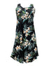 Orchid Ginger Women's Short Tank Flared Hawaiian Dress