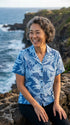 RJC Hala Pineapple Women's Hawaiian Camp Shirt – Rayon, Made in Hawaii