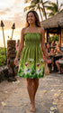 RJC Womens Floating Martini Elastic Tube Top Sundress