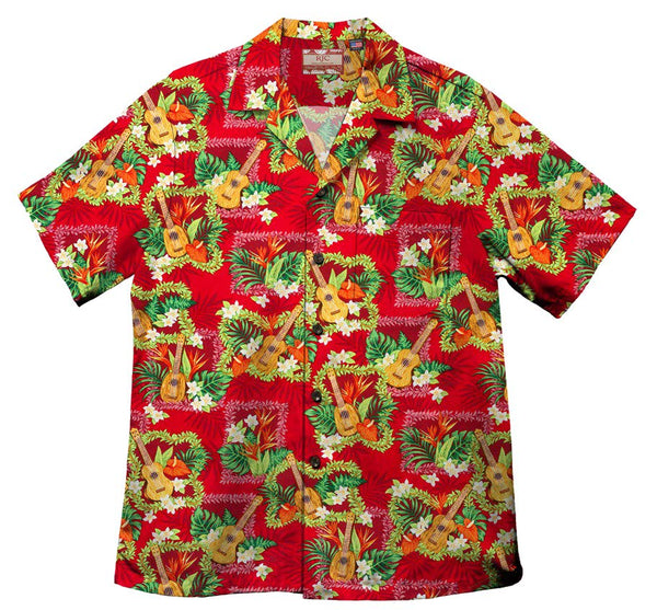 Ukulele Lei Men's Hawaiian Shirt