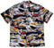 Hawaii Fire Fighter Trucks Men's Hawaiian Shirt