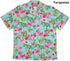 Pink Flamingo Tropics Men's Hawaiian Shirt