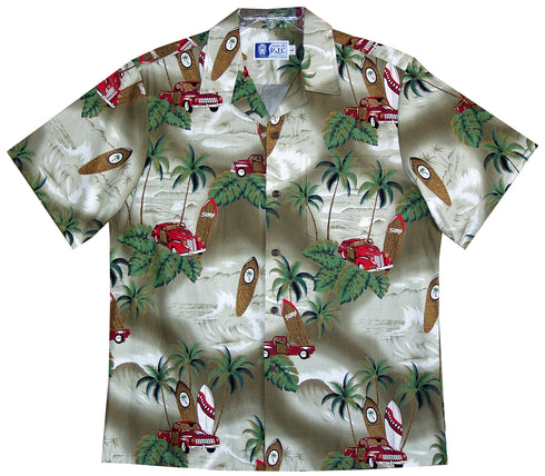 Woody Surf's Up Men's Hawaiian Shirt