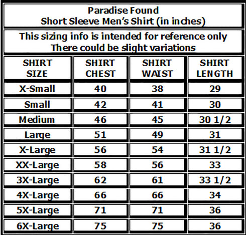 Paradise Found Men's Star Orchid Tom Selleck Magnum PI Hawaiian Shirt