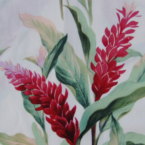 Paradise Found Men's Red Ginger Hawaiian Shirt