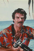 Paradise Found Mens Jungle Bird Tom Selleck Magnum PI Rayon Shirt