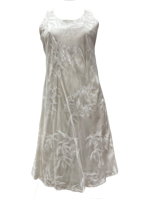 Simple Bamboo Women's Short Tank Flared Hawaiian Dress