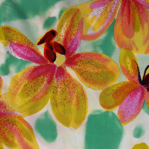 Paradise Found Men's Neon Orchid Hawaiian Shirt