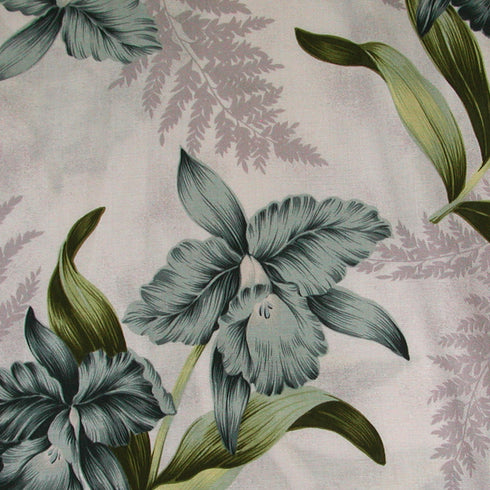 Paradise Found Men's Orchid and Fern Hawaiian Shirt