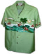 Santa Parasailing Hang Gliding Canoeing Men's Hawaiian Shirt