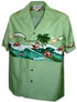 Santa Parasailing Hang Gliding Canoeing Men's Hawaiian Shirt