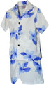 Single Tone Plumeria Boy's 2pc Hawaiian Cabana Set