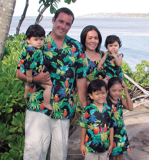 Jungle Parrot Men's Hawaiian Shirt