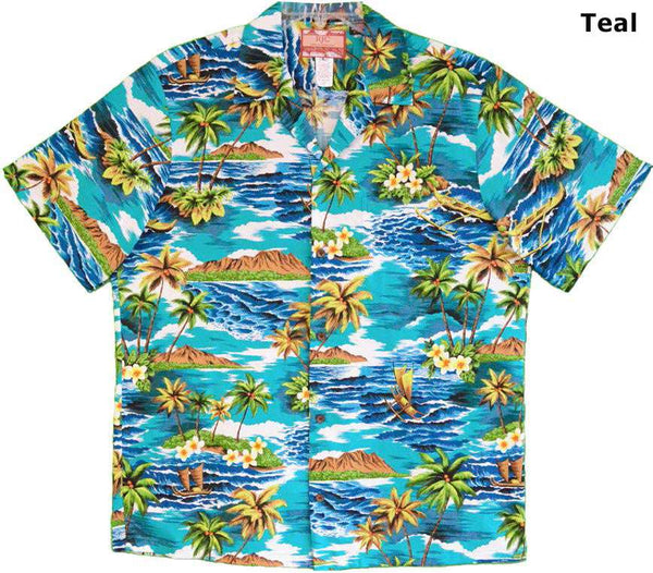 Coconut Outrigger Island Men's Hawaiian Shirt