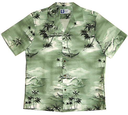 Finding Outrigger Men's Hawaiian Shirt