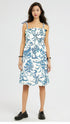 Delicate Tropical Women's Hawaiian Smocked Dress