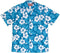 White Hibiscus Fern Men's Hawaiian Shirt