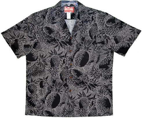 Midnight Pineapples Men's Hawaiian Shirt