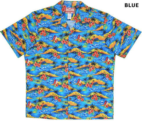 Sunset Island Surf Men's Hawaiian Shirt