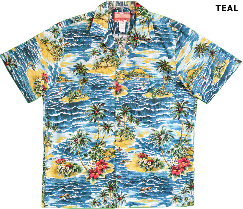 Bamboo Paradise Navy Hawaiian Shirt X-Small