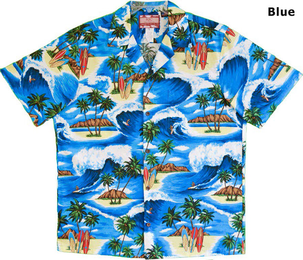 Pe'ahi Jaws Surf Break Men's Hawaiian Shirt