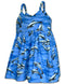 Oceanic Dolphins Girl's Hawaiian Flared Dress