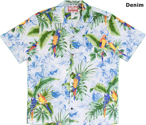 Resting Parrot Men's Hawaiian Shirt