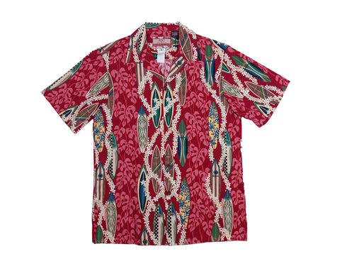 Surfboard Lei Men's Hawaiian Shirt