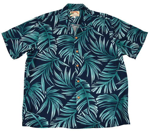 Paradise Found Men's Floating Palms Hawaiian Shirt
