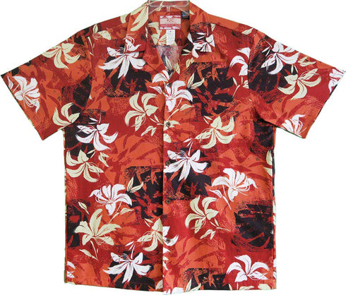Floating White Ginger Men's Hawaiian Shirt