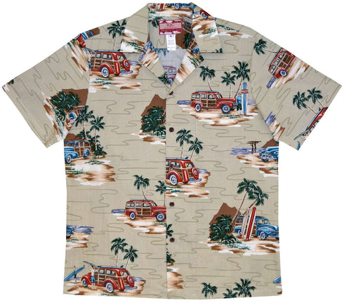 Classic Woodie Auto Men's Hawaiian Shirt