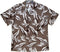 Achromatic Bird of Paradise Men's Hawaiian Shirt