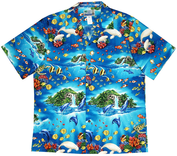 Snorkel Delight Men's Hawaiian Shirt