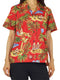 Christmas in Hawaii Women's Hawaiian Camp Shirt