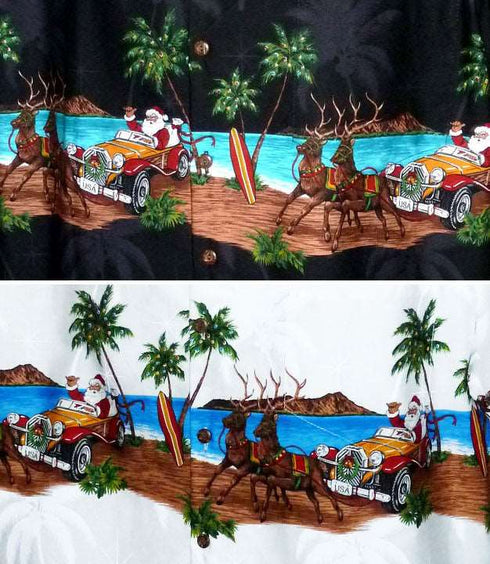 Christmas Woody Santa Men's Hawaiian Shirt