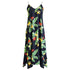 Bird of Paradise Display Maxi Scarf Hawaiian Hem Dress