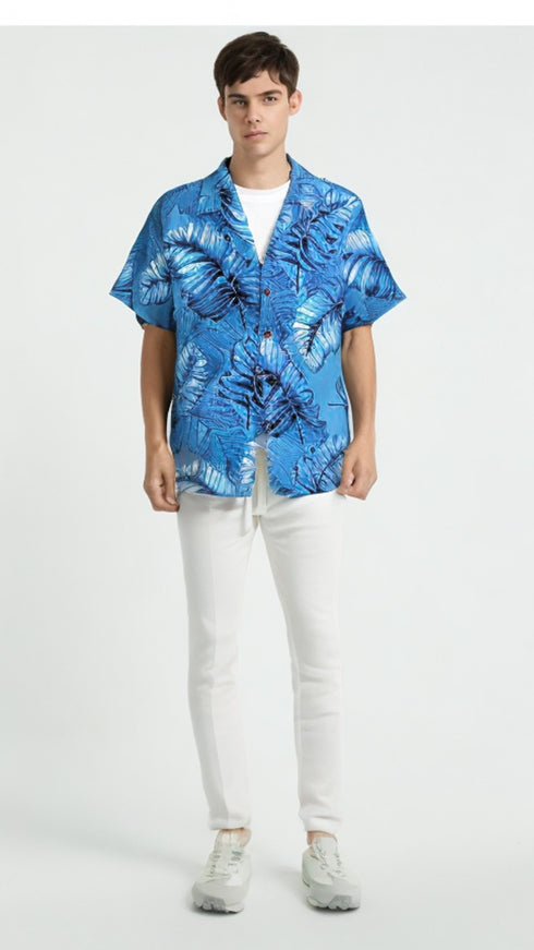 RJC Mens Graceful Fern Poly Cotton Blend Shirt