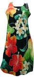 Full Bloom Women's Short Tank Flared Hawaiian Dress